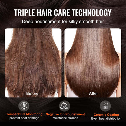 Ultra-Speed 3-in-1 Blow Dryer Brush – Professional Volumizer & Straightener with Digital Motor
