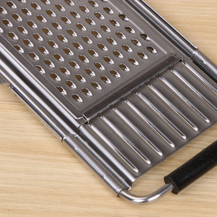 3-in-1 Stainless Steel Handheld Grater – Multi-Functional Vegetable Slicer & Fruit Shaver
