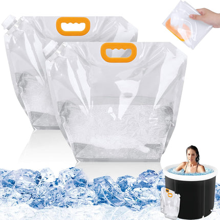 Portable Ice Bath Bags – Dual 10L Cold Plunge System for Muscle Recovery & Outdoor Wellness