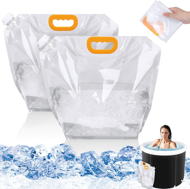 Portable Ice Bath Bags – Dual 10L Cold Plunge System for Muscle Recovery & Outdoor Wellness