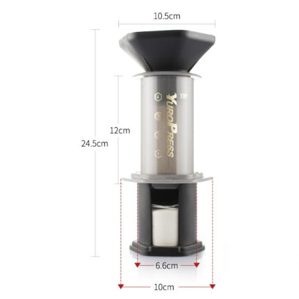 Modern French Press Coffee & Tea Maker – Heat-Resistant Borosilicate Glass – Professional Multi-Filter System