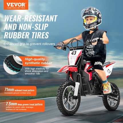 36V Electric Motorbike for Teens – High-Performance Electric Street Bike with LED Lights – Powerful 500W Styled Ride-On for Ages 14+