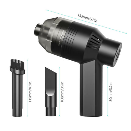 USB Rechargeable Mini Vacuum Cleaner – Powerful Cordless Desktop Cleaner for Electronics – Handheld Vacuum for Keyboard, Car Interior & Pet Hair