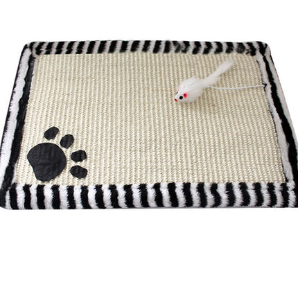 Natural Sisal Cat Scratching Mat – Durable Cat Claw Scratcher Pad – Anti-Slip Furniture Protector & Floor Rug for Indoor Cats