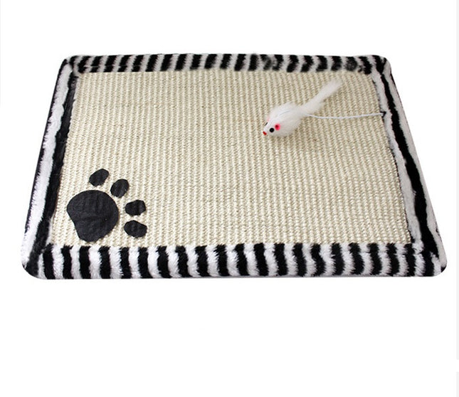 Natural Sisal Cat Scratching Mat – Durable Cat Claw Scratcher Pad – Anti-Slip Furniture Protector & Floor Rug for Indoor Cats