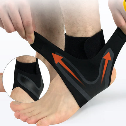 Professional Ankle Support Brace – Adjustable Compression Ankle Sleeve for Sports – Breathable Foot Stabilizer for Running, Basketball & Injury Recovery