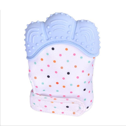 Baby Teething Mitten – Food Grade Silicone Self-Soothing Teether Glove – Anti-Bite & Pain Relief Molar Toy for Toddlers