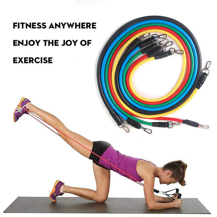Elastic Pull Rope Resistance Band – Strength Training Tube with Soft Foam Handles – Portable Workout Cord for Arm, Chest & Shoulder Exercises