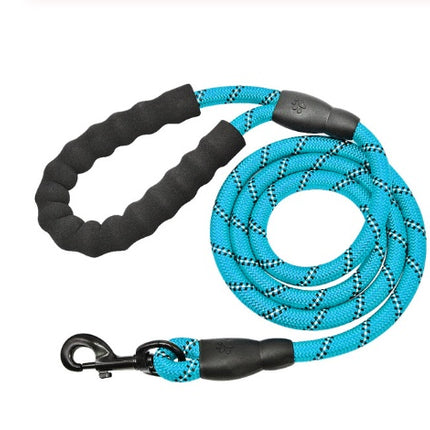 Reflective Dog Leash – Heavy Duty Nylon Pet Dog Lead Rope for Small, Medium & Large Dogs – Padded Handle for Walking & Training