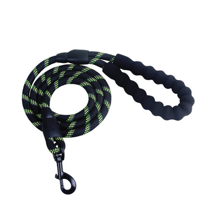 Reflective Dog Leash – Heavy Duty Nylon Pet Dog Lead Rope for Small, Medium & Large Dogs – Padded Handle for Walking & Training