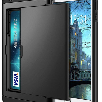 Multi-Functional Adhesive Phone Card Holder – Slim Wallet Sleeve with Foldable Kickstand – Universal Stick-on Credit Card Pocket for All Smartphones