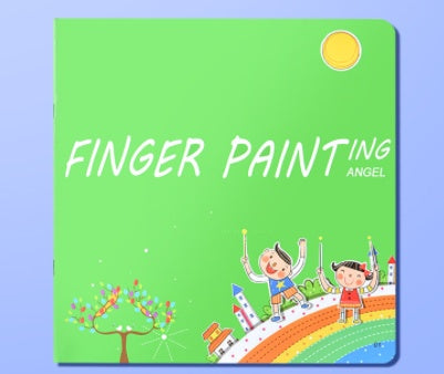 Washable Finger Paint Pad for Kids – Non-Toxic Rainbow Ink Pad for Fingerprinting – Safe Sensory Art Supplies for Toddlers & Preschoolers