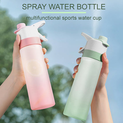 AquaMist™ Cooling Sports Bottle – Refreshing Spray & Drink Hydration Cup for Gym, Travel & Kids