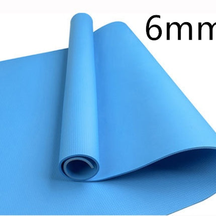 High-Density EVA Yoga Mat – Non-Slip Exercise Mat for Fitness, Pilates & Stretching – 4mm/6mm Thickness – Lightweight & Durable