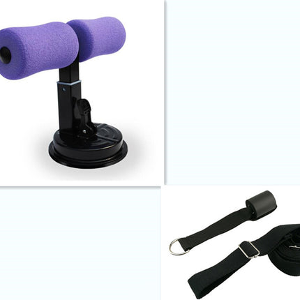 Adjustable Sit-Up Bar with Suction Cup – Portable Abdominal Core Trainer – Home Fitness Equipment for Sit-Ups, Push-Ups & Leg Stretches