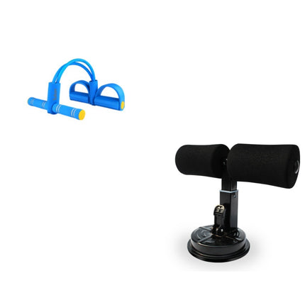 Adjustable Sit-Up Bar with Suction Cup – Portable Abdominal Core Trainer – Home Fitness Equipment for Sit-Ups, Push-Ups & Leg Stretches