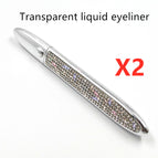 Silver 2pcs / Transparent