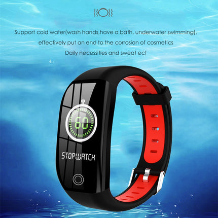 F21 Smart Fitness Tracker with Color Screen – Advanced Sleep & Heart Rate Monitor – IP68 Waterproof Health Bracelet with GPS Running Track for Men & Women