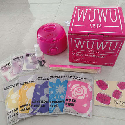 WuwuVista™ Professional 23-in-1 Waxing Kit – Full Body Hair Removal System with Digital Warmer