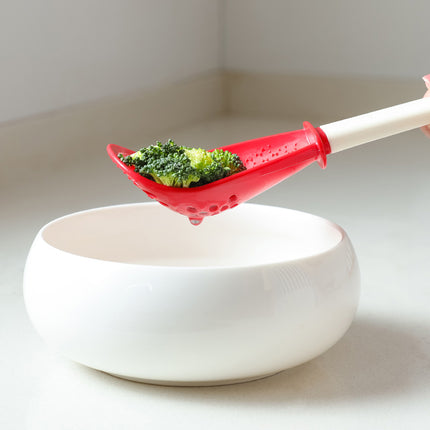 6-in-1 Multi-Functional Kitchen Cooking Spoon – Heat-Resistant Slotted Spoon for Grinding, Mashing, Straining & Whisking