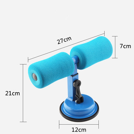 Adjustable Sit-Up Bar with Suction Cup – Portable Abdominal Core Trainer – Home Fitness Equipment for Sit-Ups, Push-Ups & Leg Stretches
