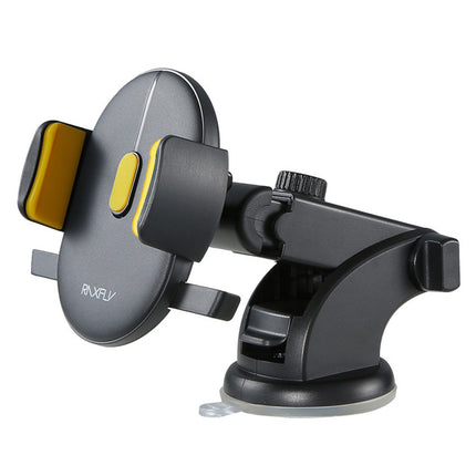Universal Long Arm Car Phone Holder – Strong Suction Cup Dashboard & Windshield Mount – 360° Rotation Telescopic Stand for All Smartphones