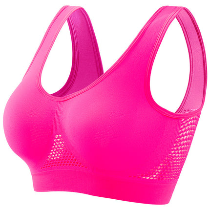 Non-Underwire Breathable Sports Bra – High-Support Seamless Workout Bra for Women – Moisture-Wicking Yoga & Fitness Top