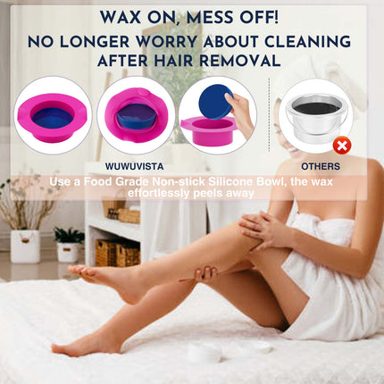 WuwuVista™ Professional 23-in-1 Waxing Kit – Full Body Hair Removal System with Digital Warmer