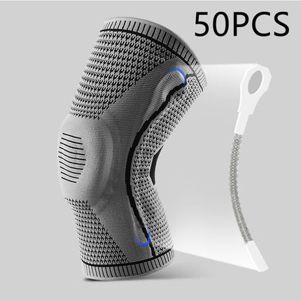 Professional Sports Knee Brace – Silicone Patella Shield & Dual Spring Stabilizers – Compression Knee Sleeve for Basketball, Running & Volleyball