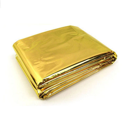 Emergency Thermal Blankets – Survival Mylar Space Blanket – First Aid Foil Blanket for Hypothermia Prevention, Camping, Hiking & Outdoor Safety