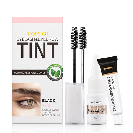 Iconsign Professional Eyelash & Brow Tint Kit – Long-Lasting Dye System