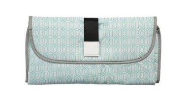 Portable Baby Changing Pad – Waterproof Travel Diaper Station – Compact Foldable Nappy Clutch with Head Cushion