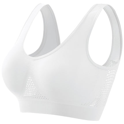 Non-Underwire Breathable Sports Bra – High-Support Seamless Workout Bra for Women – Moisture-Wicking Yoga & Fitness Top