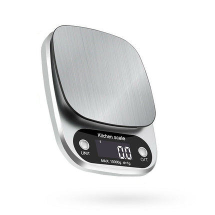 22lbs/10kg Digital Kitchen Scale – Professional Food & Diet Scale with 1g Precision – Stainless Steel Measuring Weight Balance