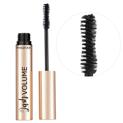 Phofay 4D Volumizing Mascara – Smudge-Proof & Long-Lasting Length