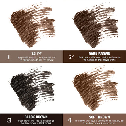 Phofay Tinted Eyebrow Gel – Waterproof Volumizing Brow Mascara