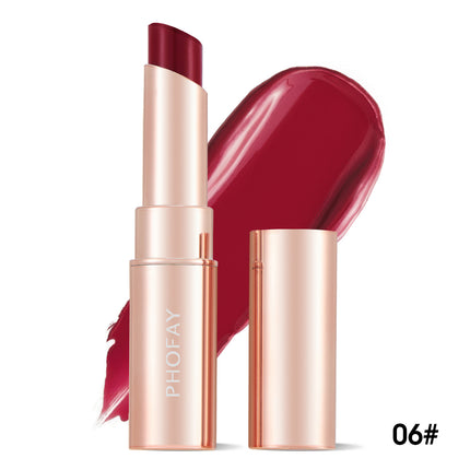 Phofay Silk-Shine Lip Color – Nourishing Formula with Satin Finish