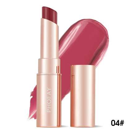 Phofay Silk-Shine Lip Color – Nourishing Formula with Satin Finish