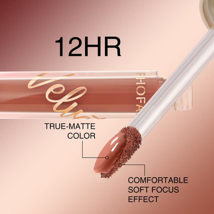 Phofay Velvet Lip Mud – Soft-Focus Matte Liquid Lipstick