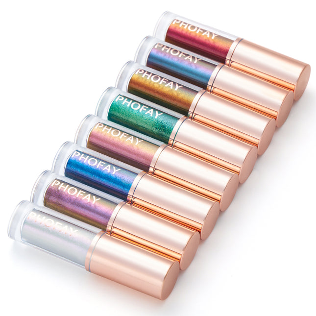 Phofay 12-Piece Diamond Glow Eyeliner Kit – Waterproof & Long-Lasting Glitter