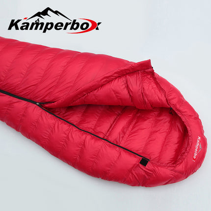 Kamperbox Ultralight Winter Sleeping Bag – Professional Mummy Style for Cold Weather – Compact & Water-Resistant for Hiking & Backpacking