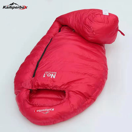 Kamperbox Ultralight Winter Sleeping Bag – Professional Mummy Style for Cold Weather – Compact & Water-Resistant for Hiking & Backpacking
