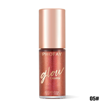 Phofay Crystal Shimmer Lip Glaze – Ultra-Hydrating Sparkle Gloss