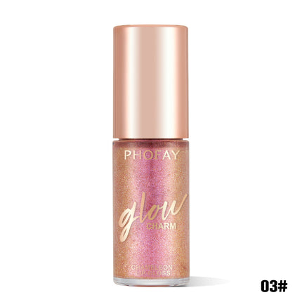 Phofay Crystal Shimmer Lip Glaze – Ultra-Hydrating Sparkle Gloss