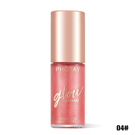 Phofay Crystal Shimmer Lip Glaze – Ultra-Hydrating Sparkle Gloss