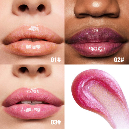 Phofay Crystal Shimmer Lip Glaze – Ultra-Hydrating Sparkle Gloss