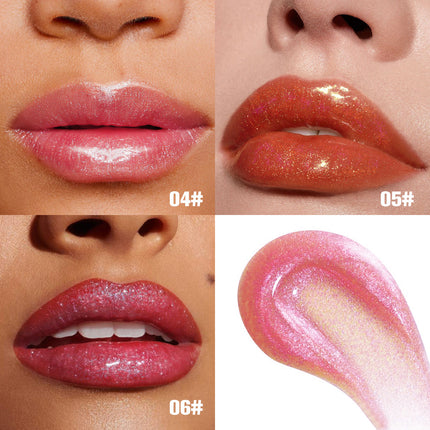 Phofay Crystal Shimmer Lip Glaze – Ultra-Hydrating Sparkle Gloss
