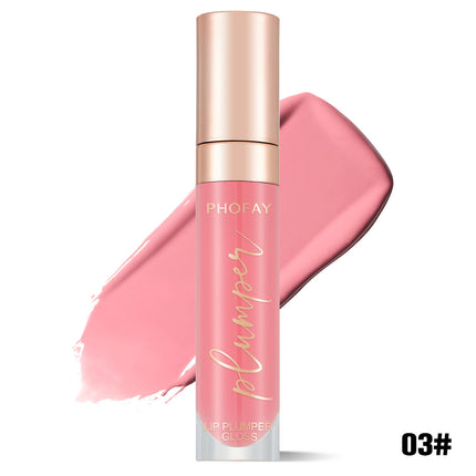 Phofay 3D Glass Plumping Gloss – High-Shine Lip Maximizer