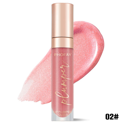 Phofay 3D Glass Plumping Gloss – High-Shine Lip Maximizer