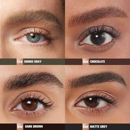Phofay Ultra-Fine Brow Pencil – Long-Lasting Shape & Blend with Spoolie Brush